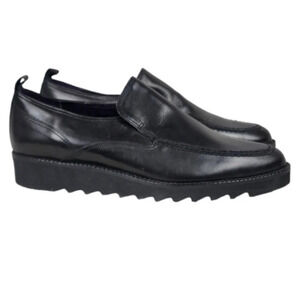 Donald J Pliner Sport Doro Leather Loafers Dark Purple Size 7 1/2M